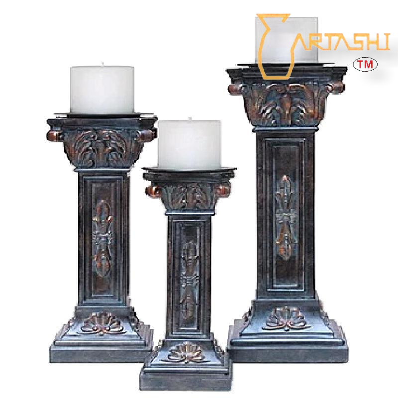 Candle holders for tall candles