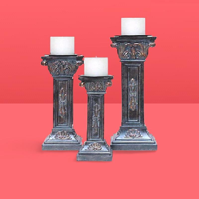 Candle holders for tall candles
