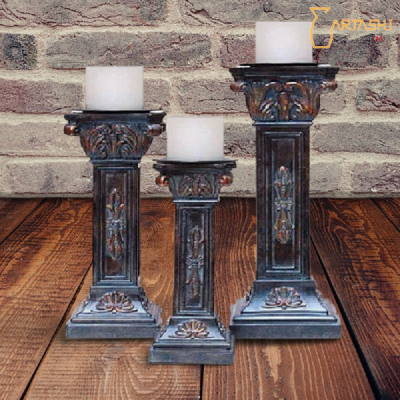 Candle holders for tall candles