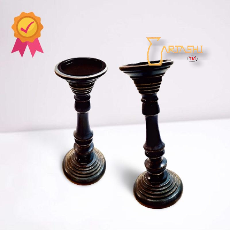 Candle holders wooden