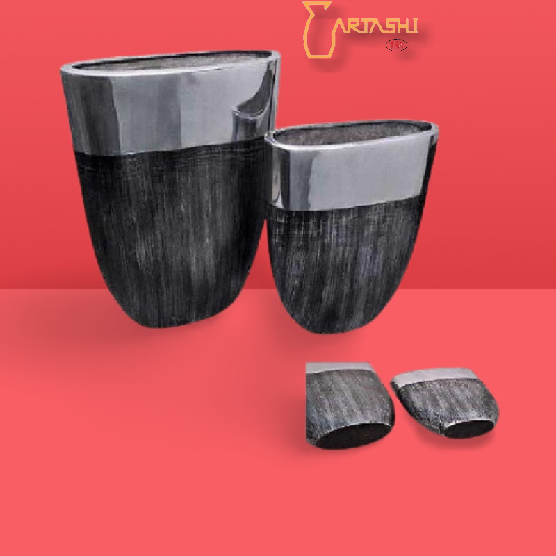 Metal vases