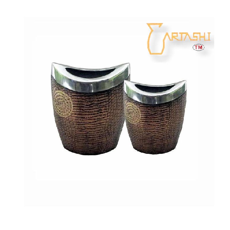 Decorative vases aluminum