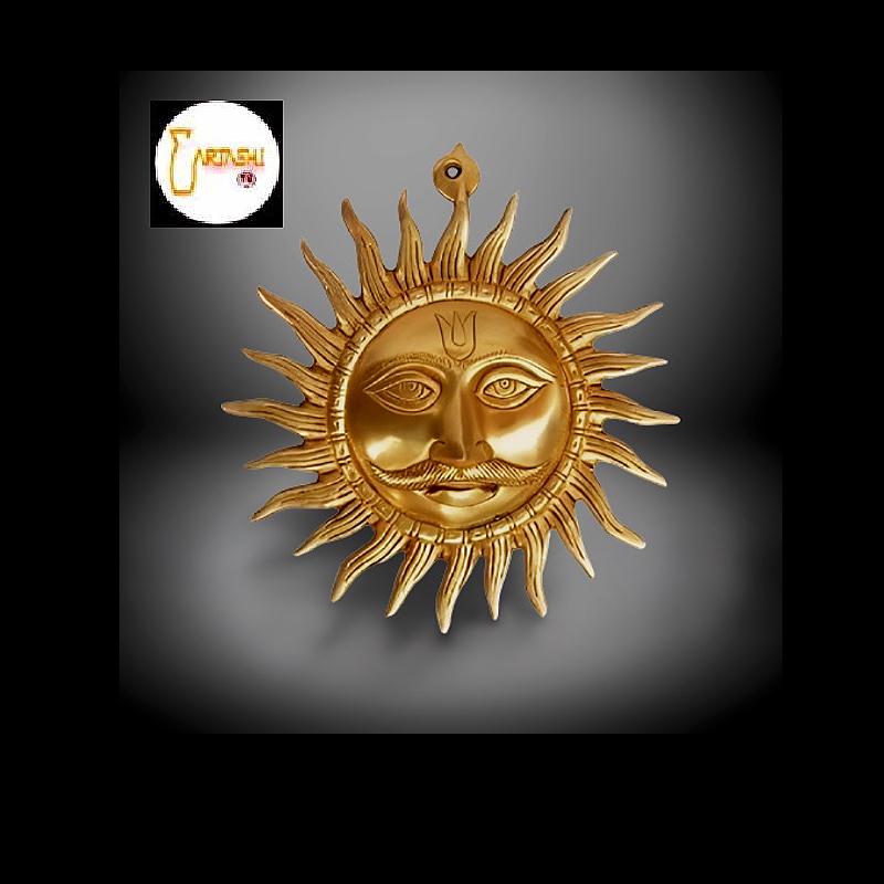 Sun metal decor
