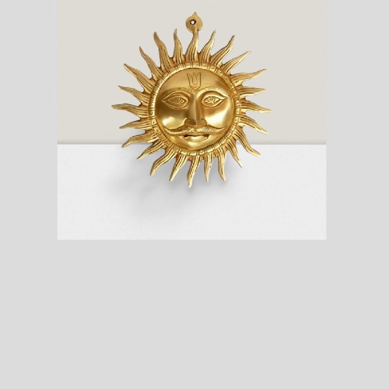 Sun metal decor