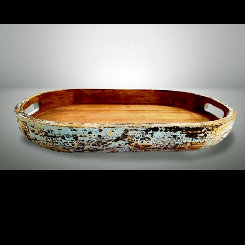 Wooden serving tray