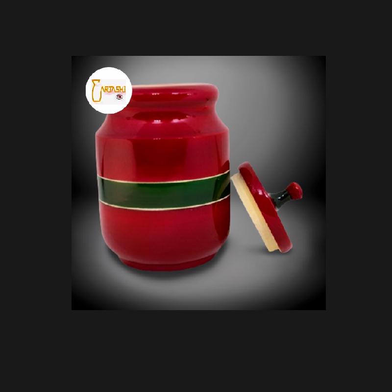 Hand painted jar