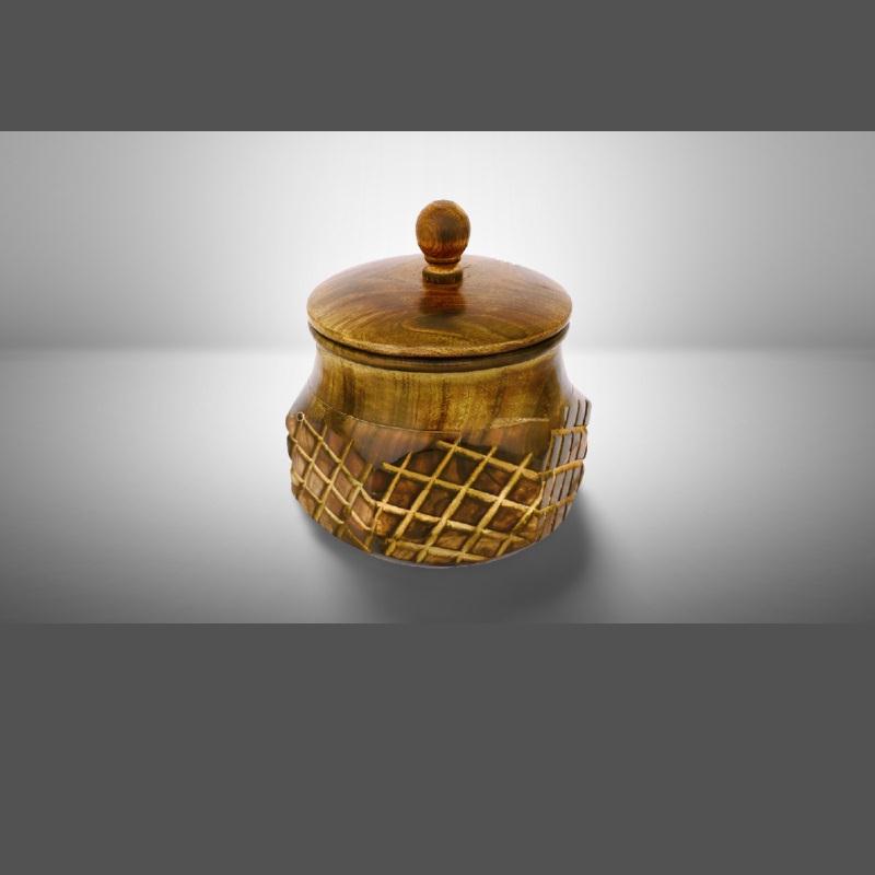 Decor jars wooden