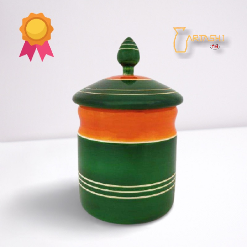 Trinket jars wooden