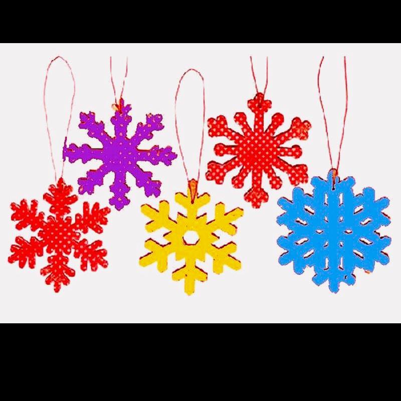 Snowflakes wooden