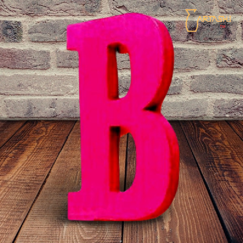 Wooden alphabets handmade