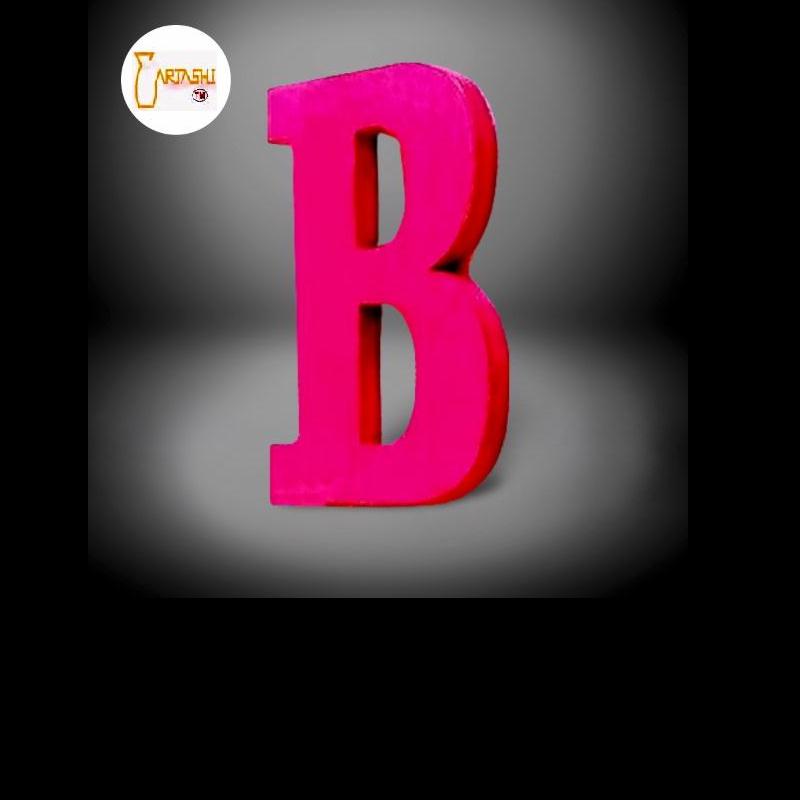 Wooden alphabets handmade