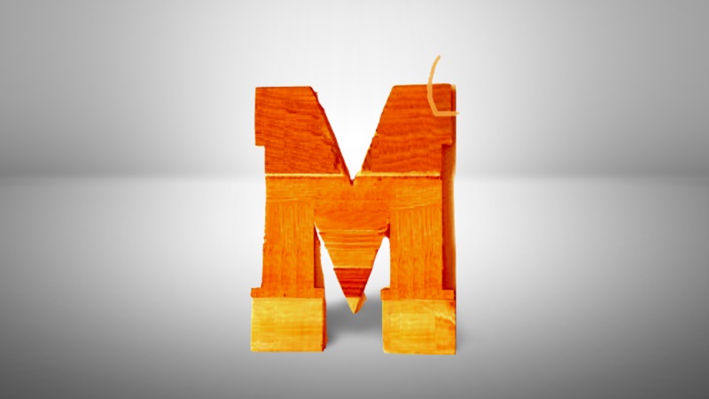 Alphabets wooden