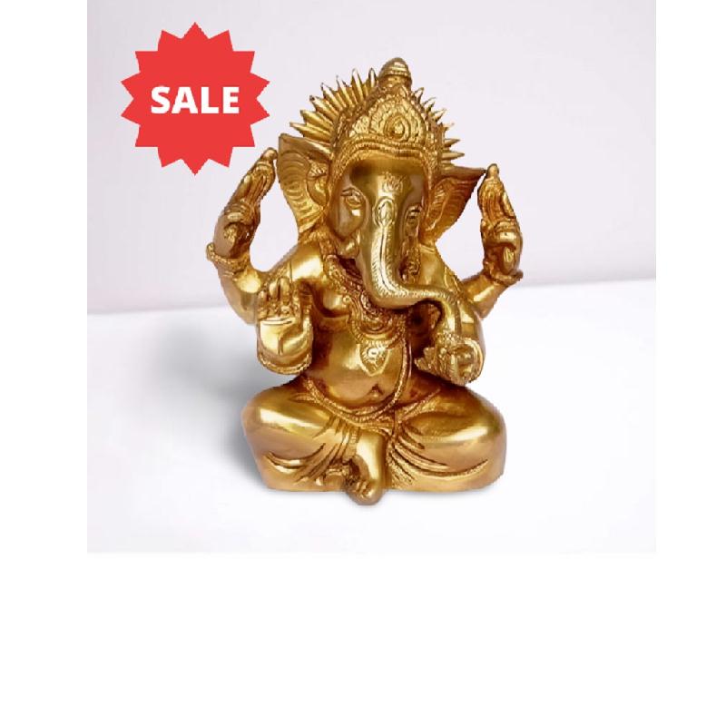 Ganesh statue brass