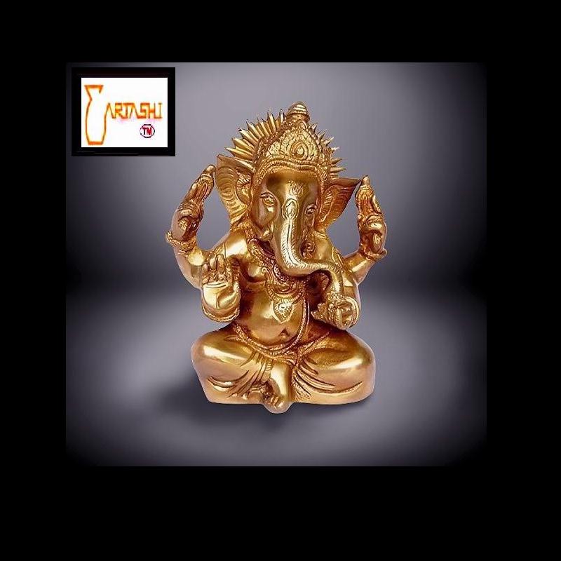 Ganesh statue brass