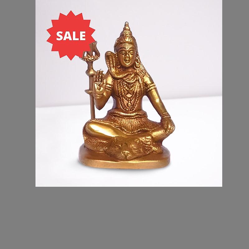 Shankar statuette brass