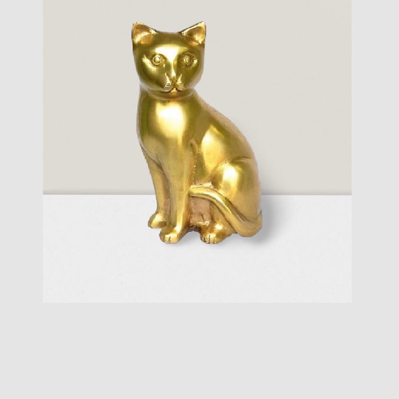 Cat metal decor