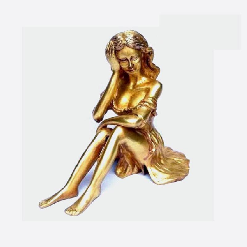 Brass figurine