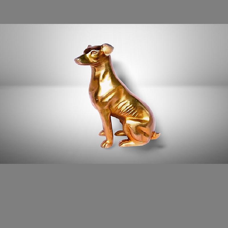 Dog statuette