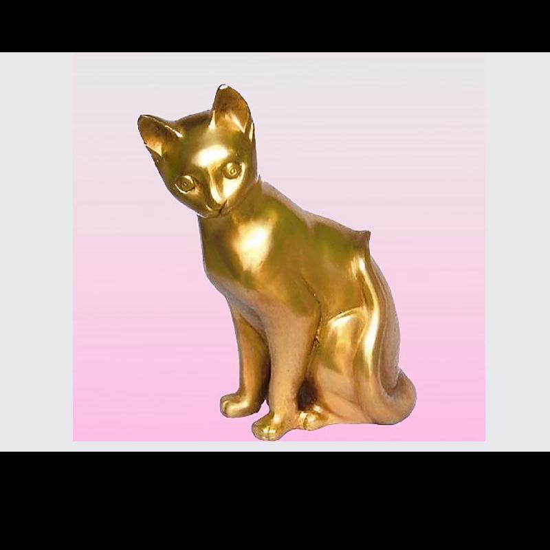 Garden cats brass