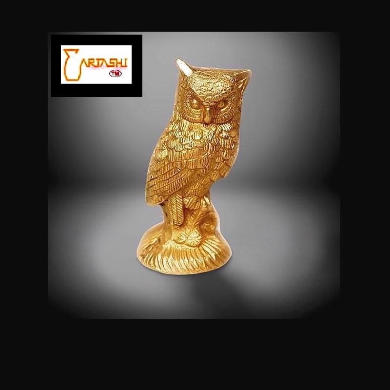 Figurine brass owl