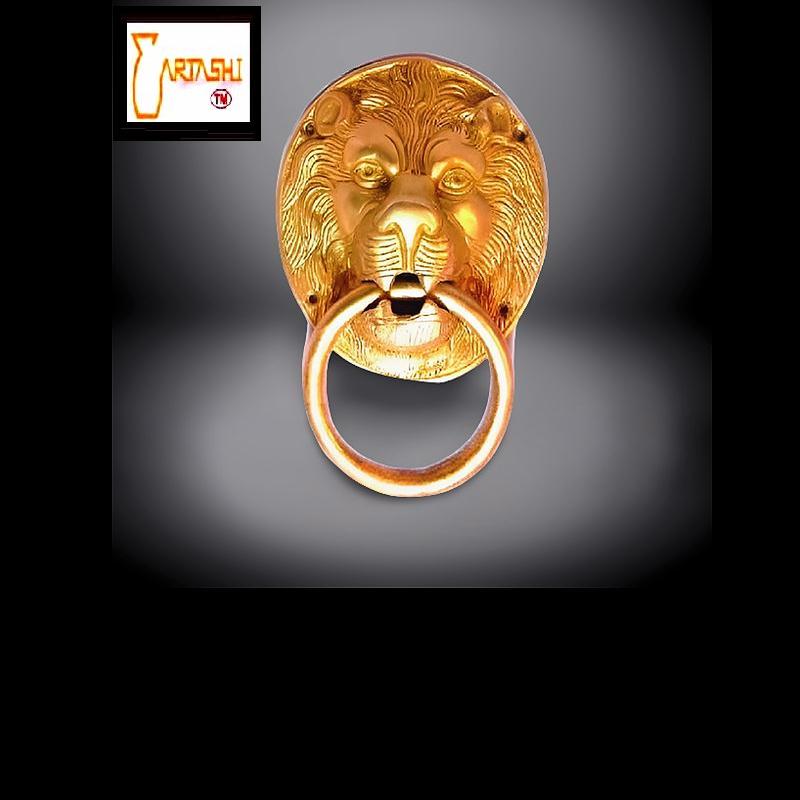 Door knockers lion