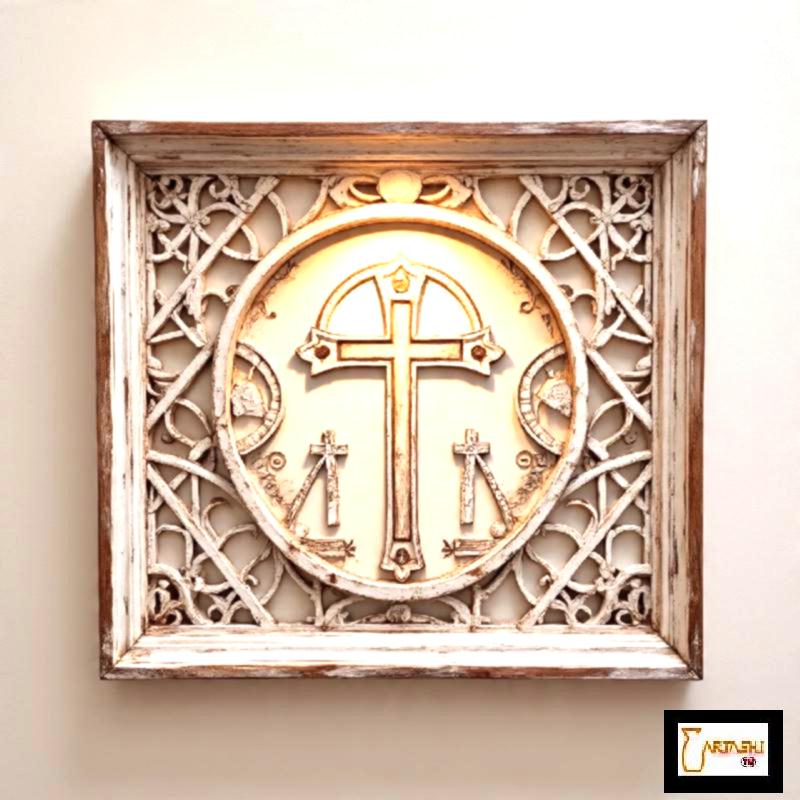 Wooden wall hanging
