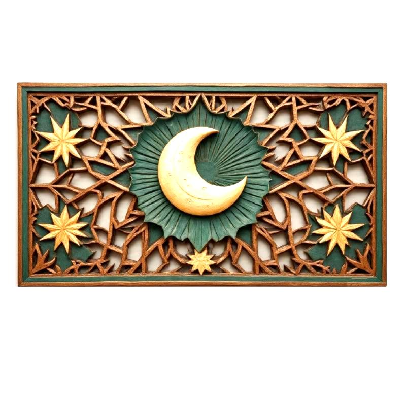 Wooden Islamic decorations