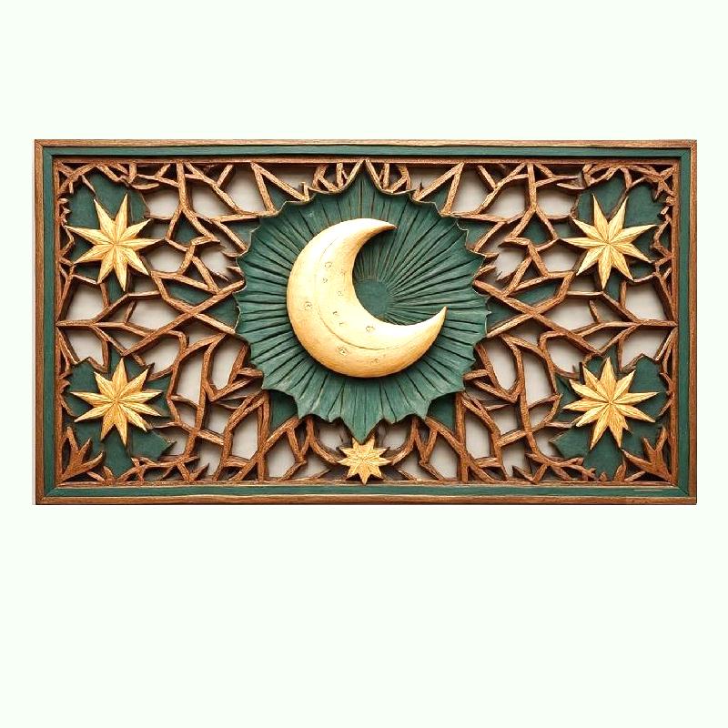 Wooden Islamic decorations