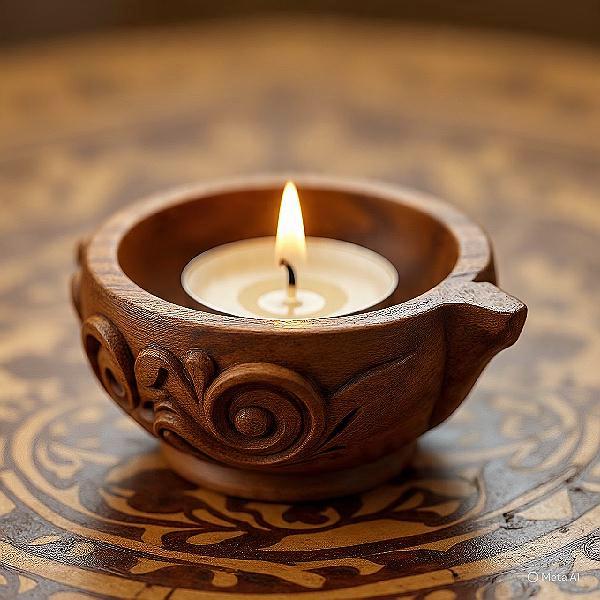 Vintage tea light holder