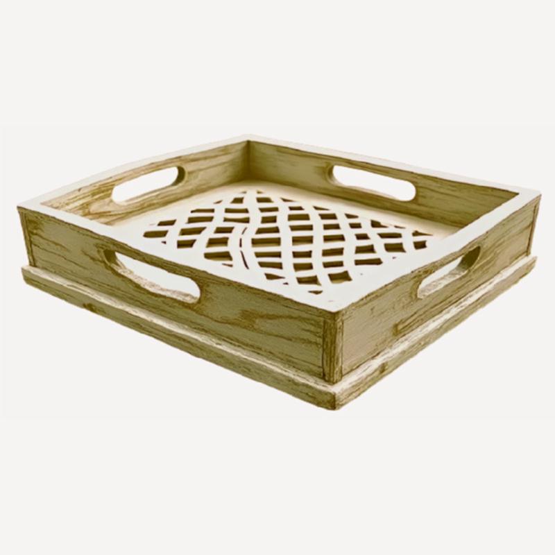 Rustic wooden tray