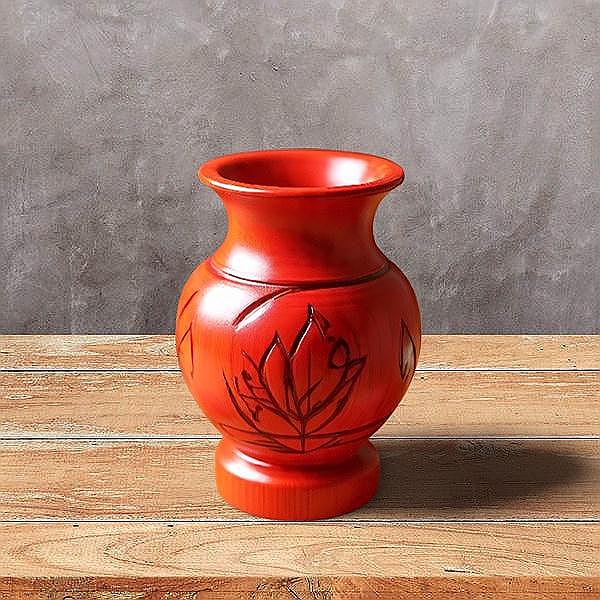 Home decoration with vase