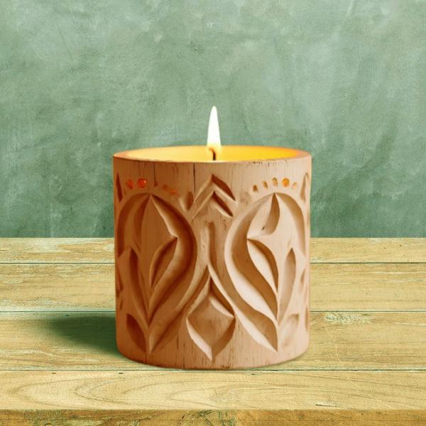 Pillar candles holder reusable