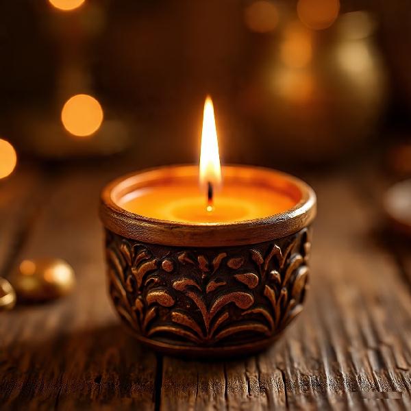 Diwali candles handmade
