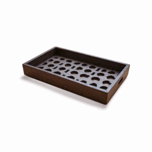 Wooden organizer tray