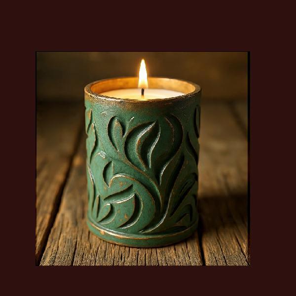 Smokeless scented candle