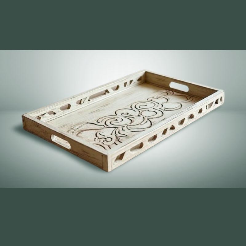 Designer wooden trays