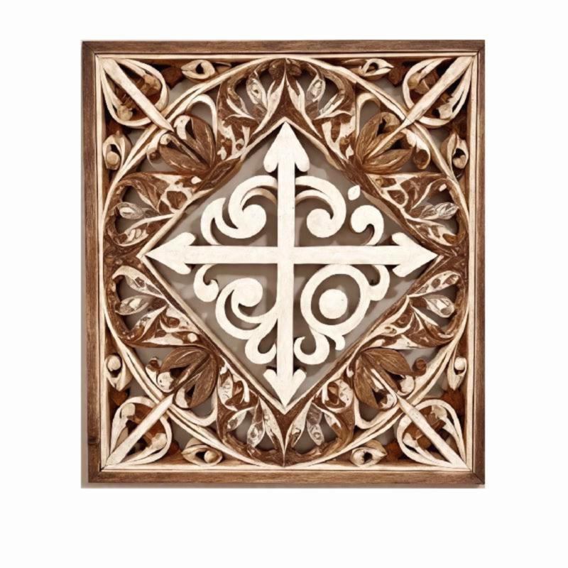 Abstract wooden wall art