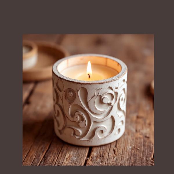 Soy candles holder