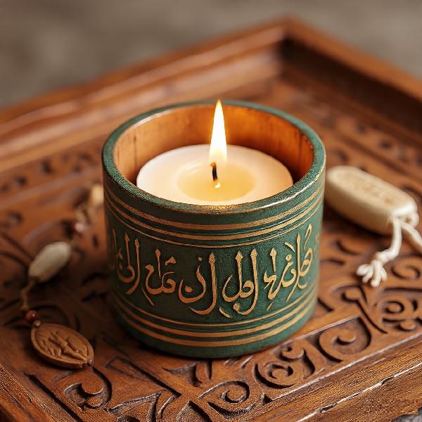 Ramadan Mubarak candle 