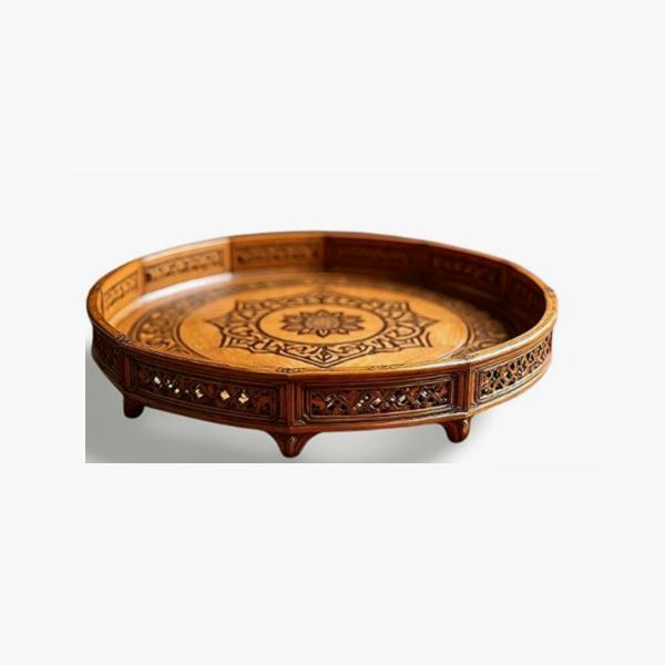 Eid wooden serving tray