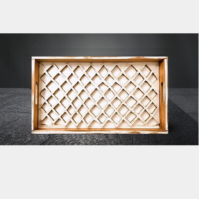 Wooden tray for coffee table