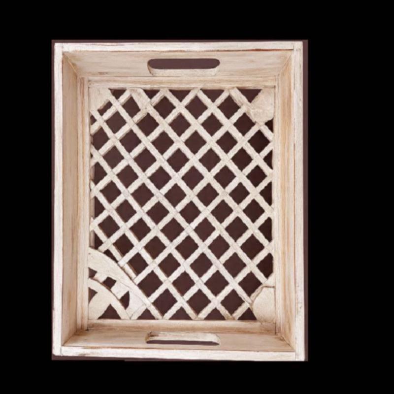 Handmade wooden tray
