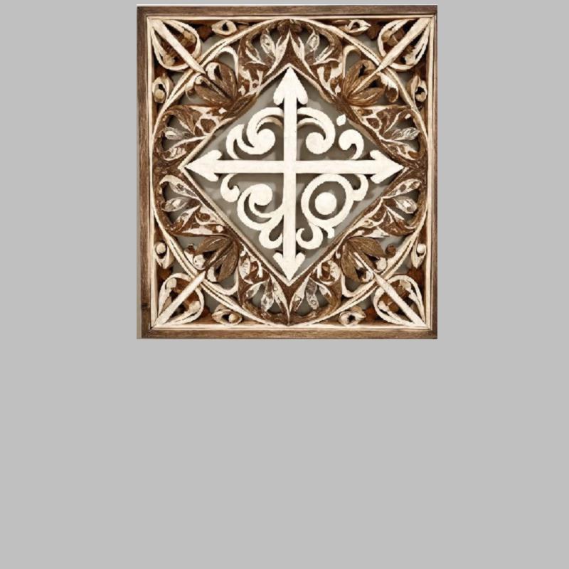 Abstract wooden wall art