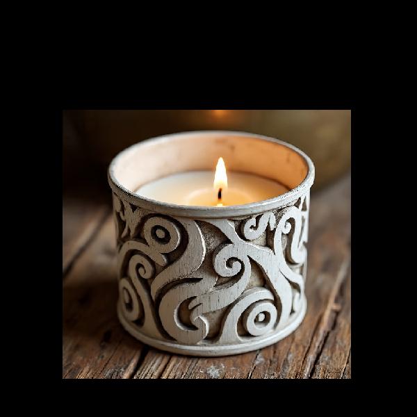 Pillar candles scented