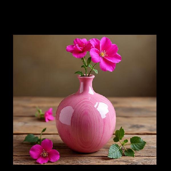Pink bud vase