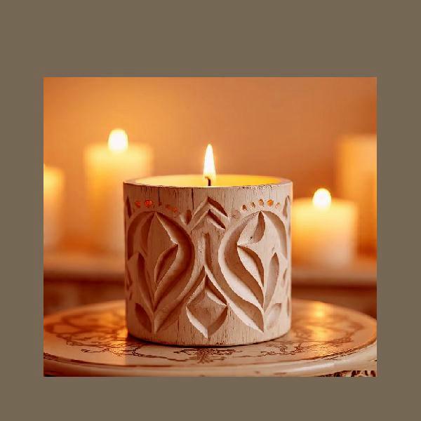Pillar candles holder reusable