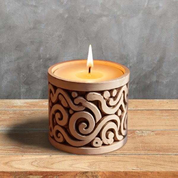 Pillar candles holder