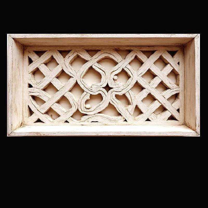 Antique wooden tray