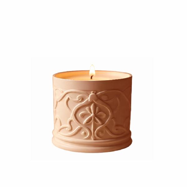 Designer candle scented