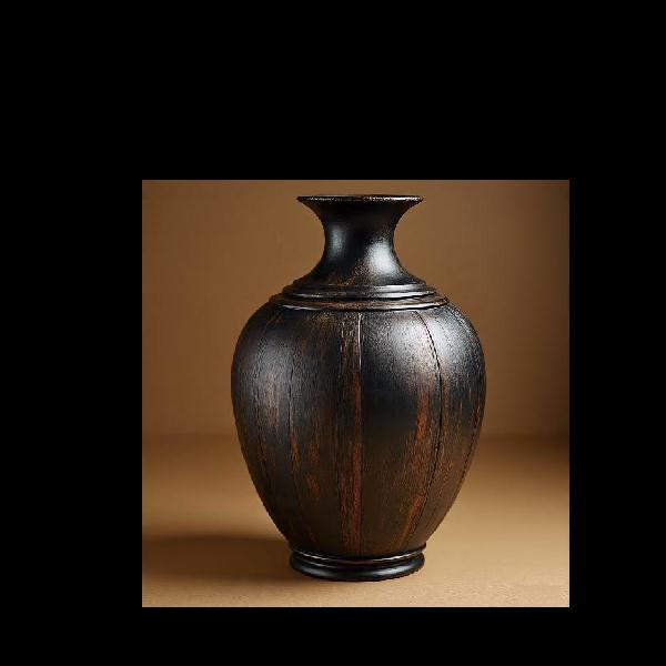 Vase black antique